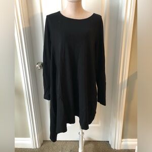 Bryn Walker Elegant Black Long Sleeve Tunic